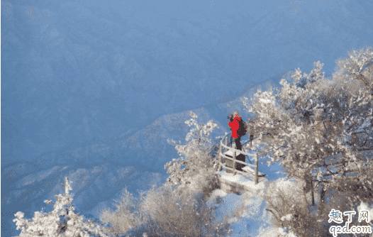 華山冬天能去嗎 冬天爬華山冷不冷2