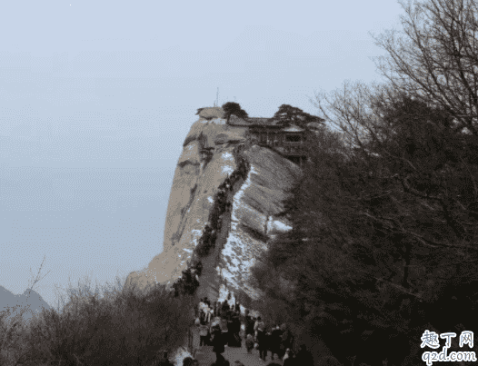 華山冬天能去嗎 冬天爬華山冷不冷4